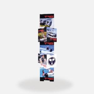 Attraktiv kartongreklamskärm