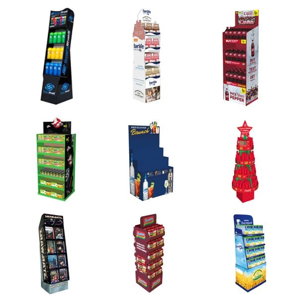 2 Sides Cardboard Eyewear Display Stand