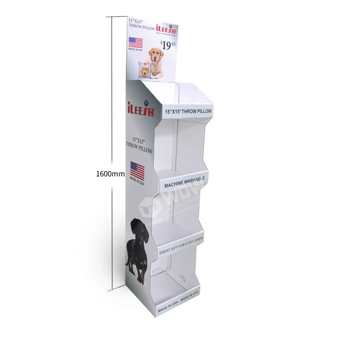 China Factory Custom Cardboard Sample Display Rack